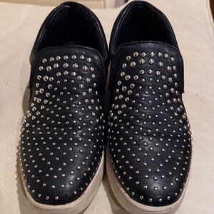 Steve Madden studded Black Sneakers